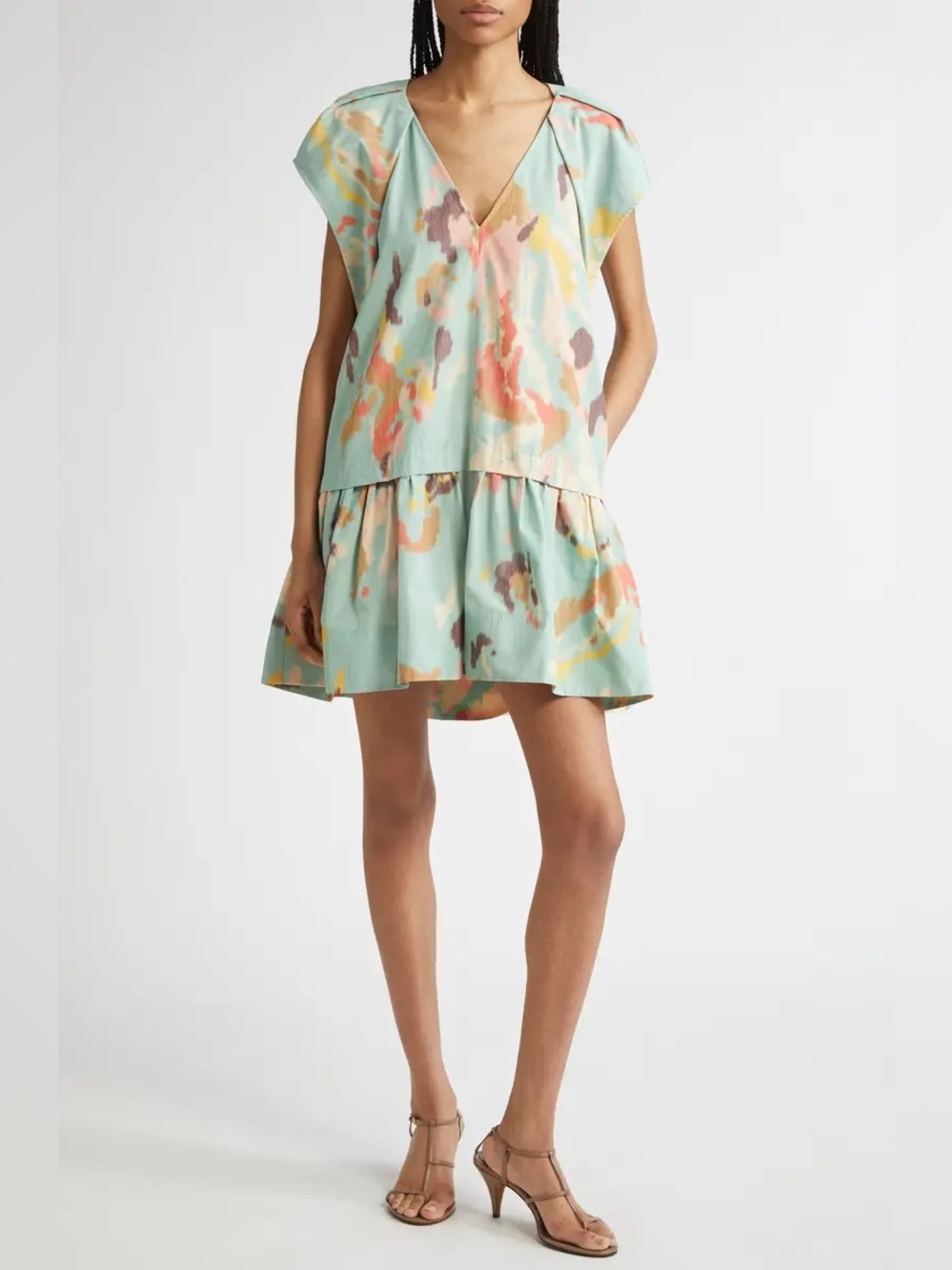 A.L.C. Ember Sleeveless Mini Dress Mint Multi S M NWT